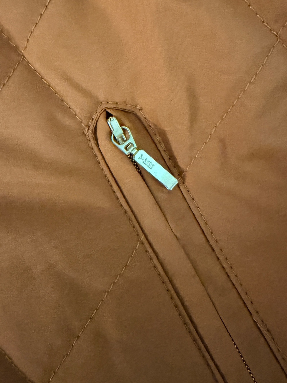 L.L.Bean Womens Quilted Jacket Orange Quilt Snap Front Lightweight Size Small - Picture 4 of 13